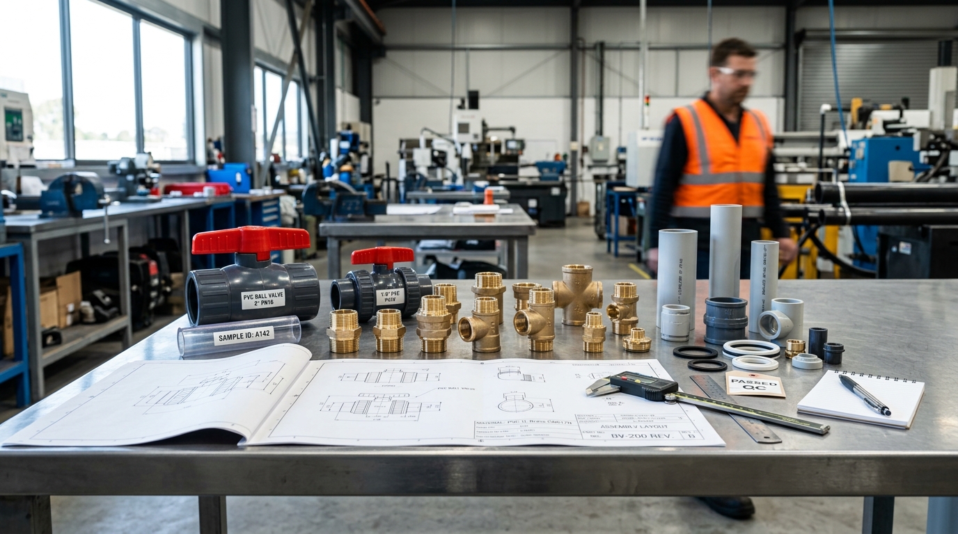 Anti-Corrosion Hybrid Joint Fittings & Industrial Ball Valves